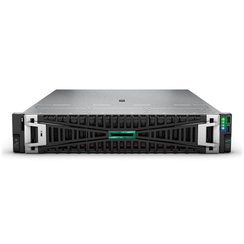 HPE ProLiant DL345 Gen11 9115 2.6GHz 16c 1P 2x32GB-R 8LFF MR416i-p 2x960GB SSD 2x1000W PS EU Server — miniatură