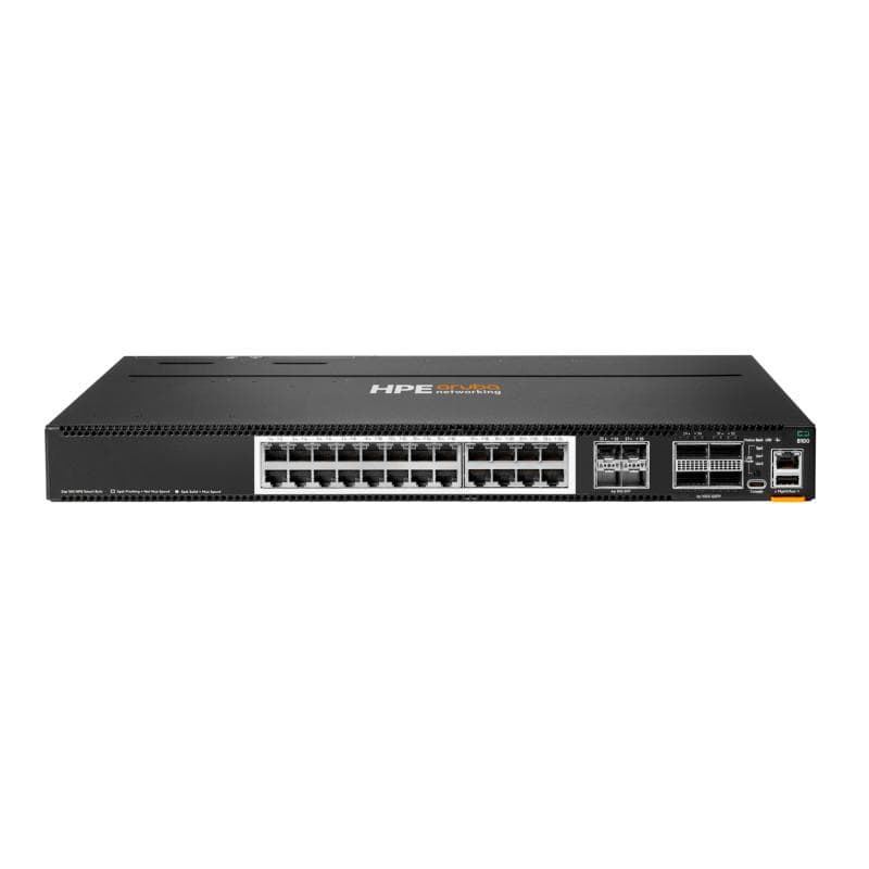 HPE Aruba Networking CX 8100 24x10G Base-T 4x10G SFP+ 4x40/100G QSFP28 FB 3Fan 2AC PSU Sw Bdl — miniatură
