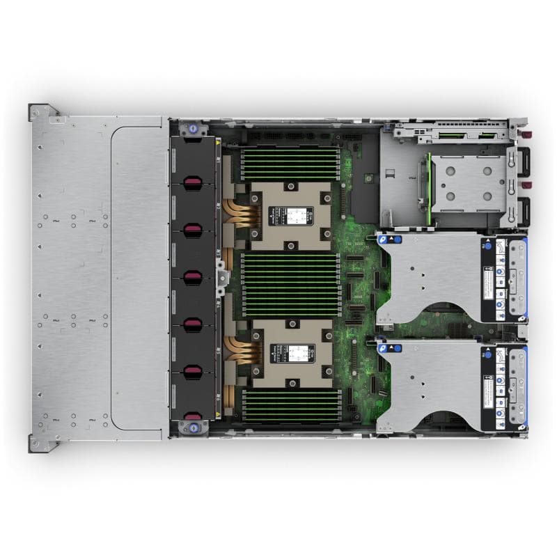 HPE ProLiant DL385 Gen11 9124 3.0GHz 16c 64GB-R 8SFF MR408i-o 2x480GB SATA SSD 2x1000W PS EU Server — miniatură