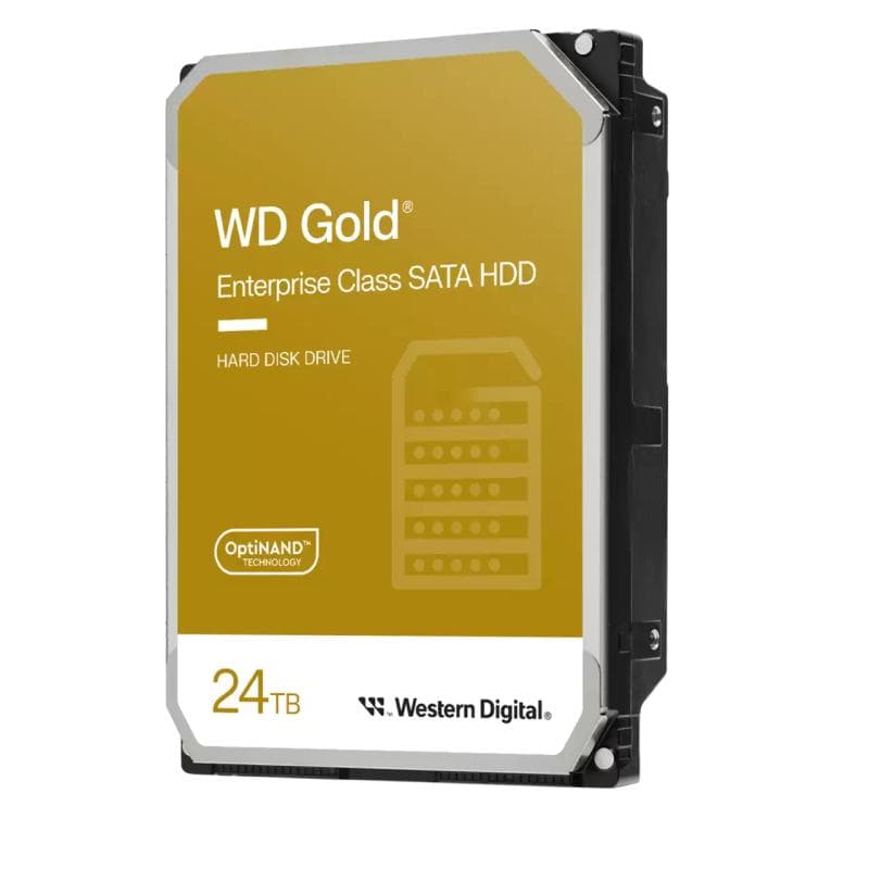 Hard Disk WD WD Gold Enterprise Class SATA HDD, 24 TB, 512 MB, SATA, 7200 rpm