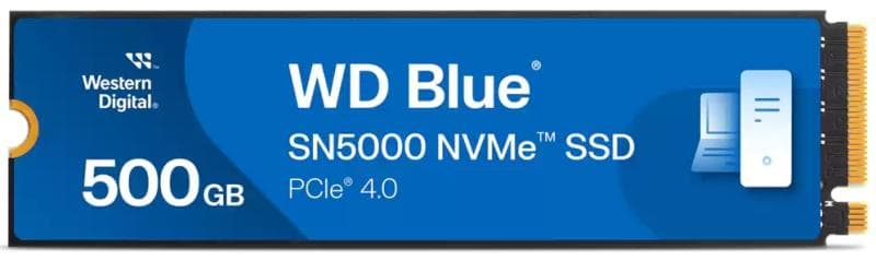 SSD intern Western Digital WD Blue SN5000, 500 GB, PCI Express 4.0 x4, NVMe, M.2