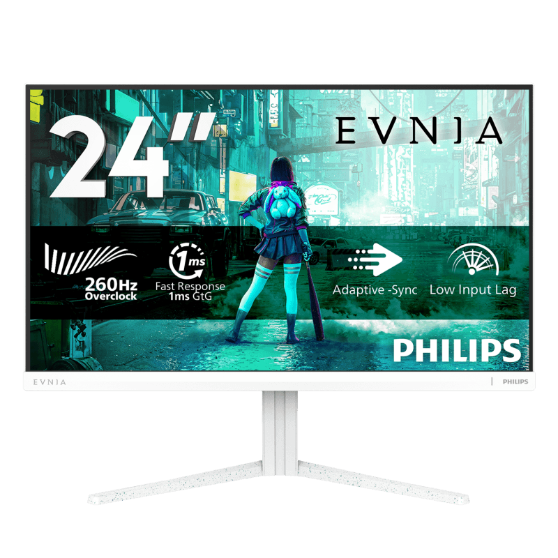 Monitor Gaming Philips Evnia 3000 24" 24M2N3201P/00, 1920 x 1080 pixeli, White