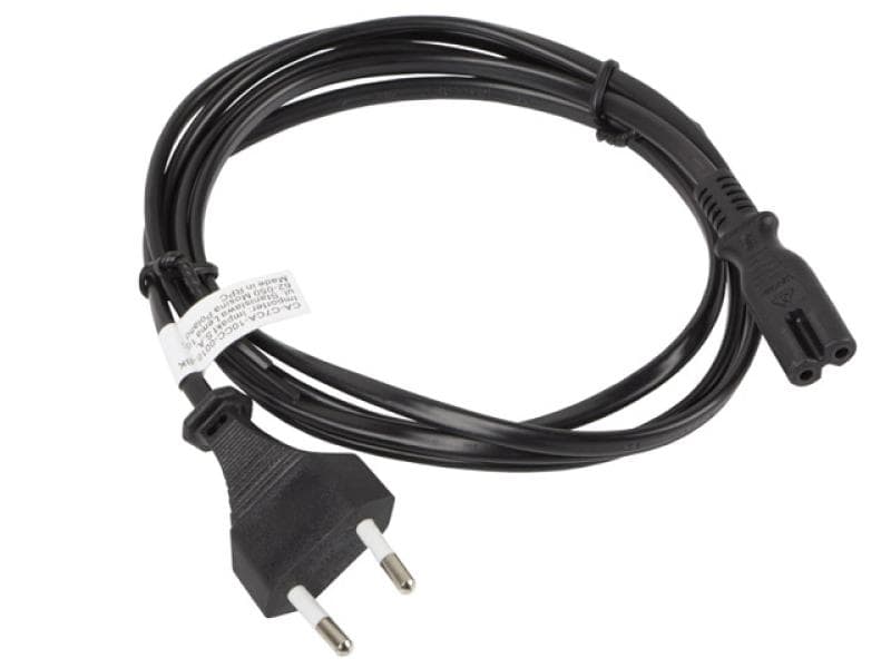 Cablu alimentare CEE 7/16 IEC 320 C7 Euro (radio) 1,8 m negru