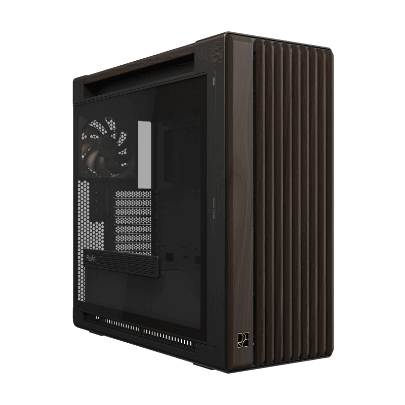 Carcasa ASUS ProArt PA602 Wood Edition, Mid Tower, Black