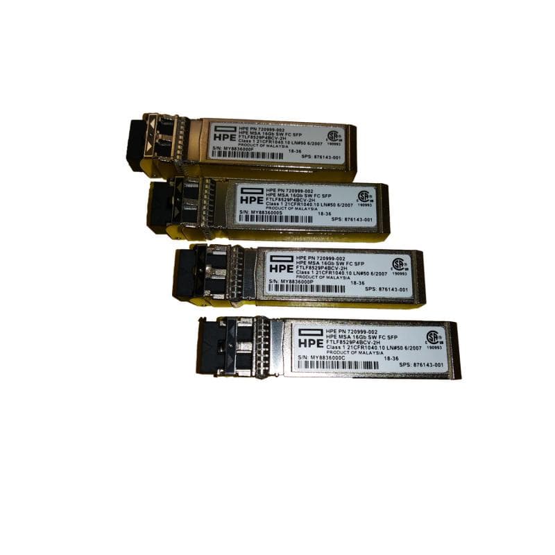 HPE MSA 16Gb Short Wave Fibre Channel SFP+ 4-pack Transceiver — miniatură