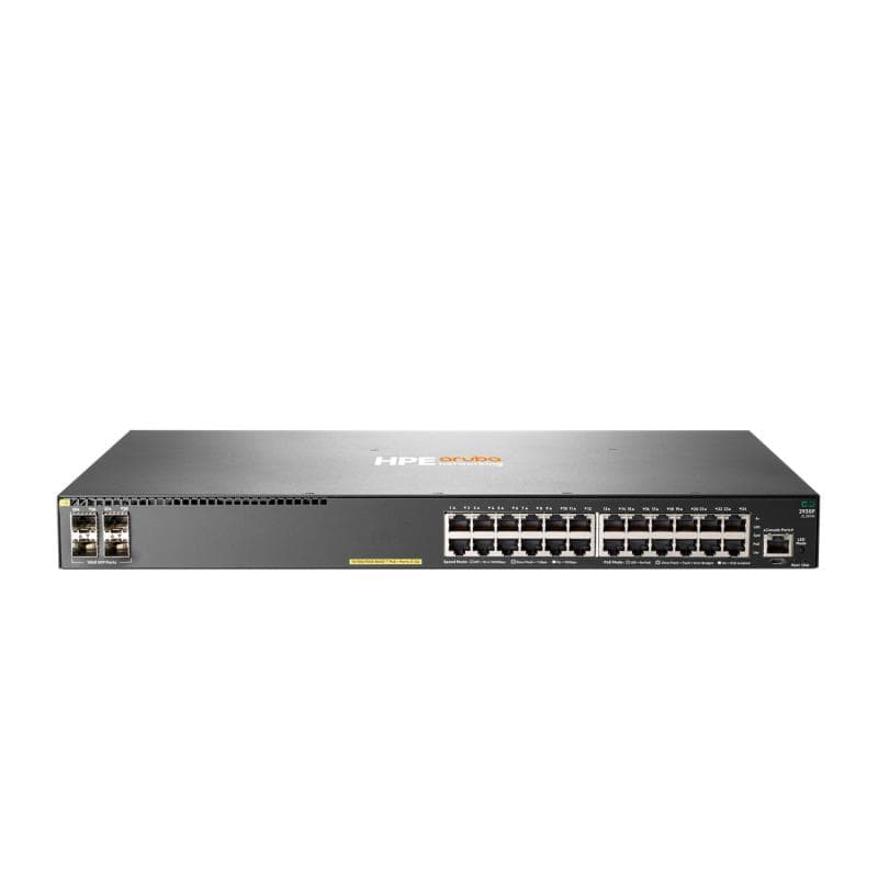 HPE Aruba Networking 2930F 24G PoE+ 4SFP Switch — miniatură