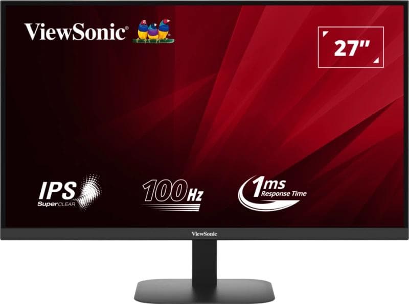 Monitor Consumer ViewSonic VA2708-2K-hd, 27", 2560 x 1440 pixeli, Black