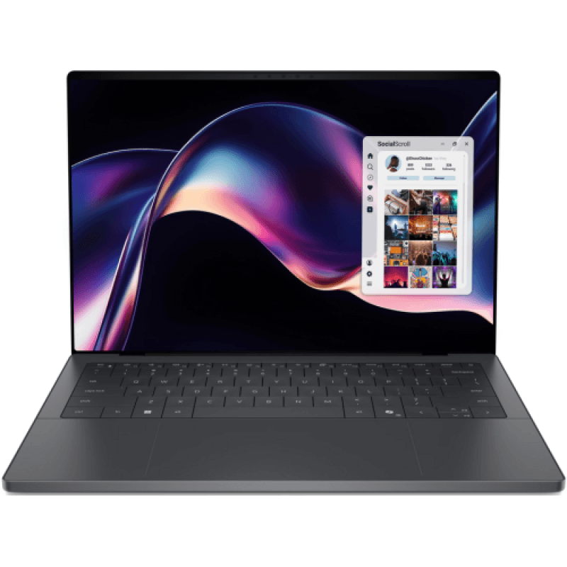 Laptop Consumer Dell XPS 14, cu procesor Intel Core Ultra 7 358H, 14'' OLED, 32 GB LPDDR5x, 1 TB, Intel Arc B390, Windows 11 Home