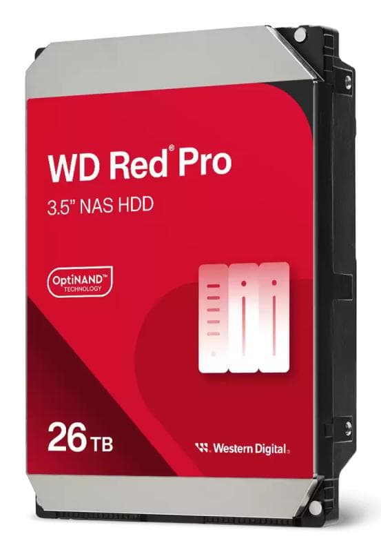 Hard Disk Western Digital Red Pro WD260KFGX, 26 TB, 512 MB, SATA, 7200 rpm