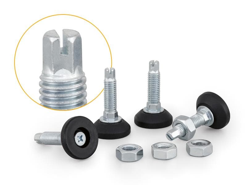 Set of levelling screws 11-30 mm for fre