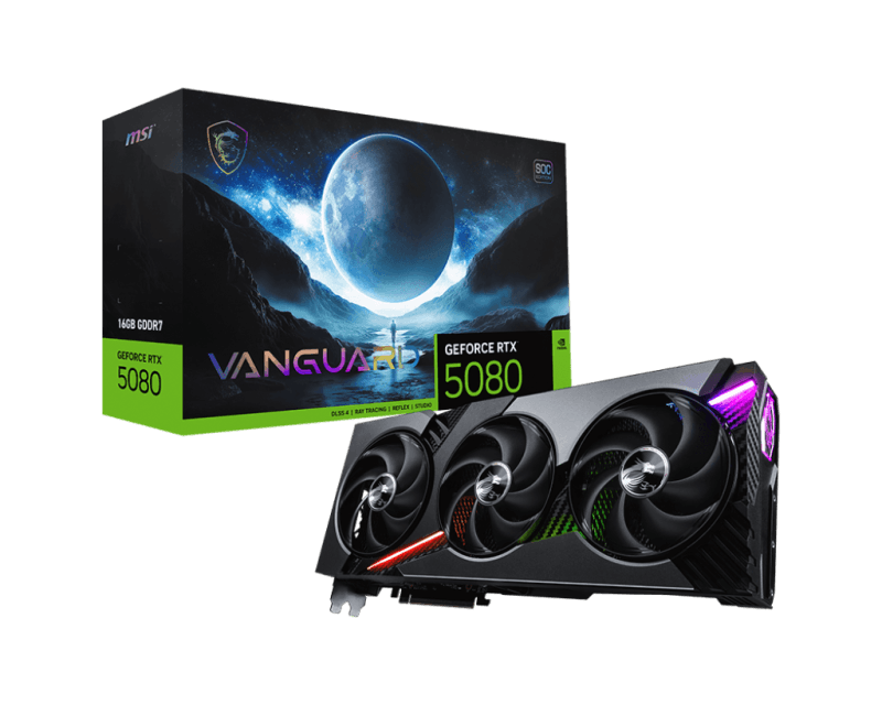 Placa video MSI GEFORCE RTX 5080, 16GB GDDR7, PCI Express 5.0, 256-bit
