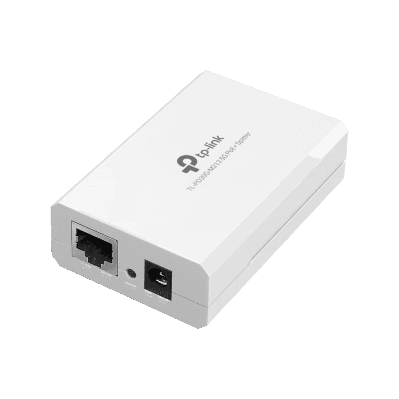 TP-Link, PoE+ Splitter, TL-PD30G-M2, IEEE 802.3af/at, 2*10/100/1000Mbps RJ45, Amperaj 2A, alb