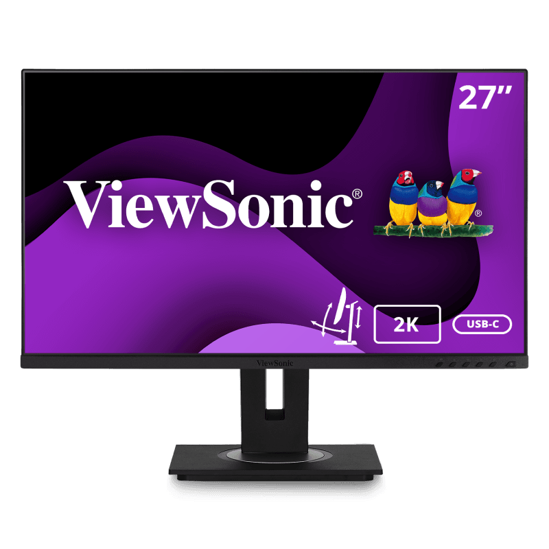 Monitor Consumer ViewSonic VG2756-2K, 27", 2560 x 1440 pixeli, Black