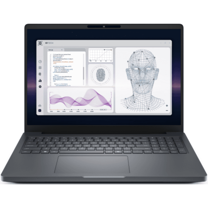 Laptop Workstation Dell Pro Max 16 Plus, cu procesor Intel Core Ultra 7 265HX, 16'' IPS, 32 GB DDR5, 1 TB SSD, NVIDIA RTX PRO 2000 8GB GDDR7, Linux