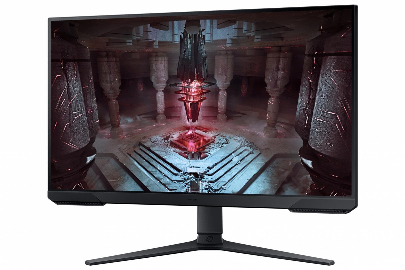 Monitor Samsung 27" LS27CG510EUXEN, Diagonal (inch): 27, Diagonal (cm): 69, Aspect ratio: 16:9, Panel: IPS, Resolution: 2560x1440, Refresh Rate: 165Hz, Response time GtG: 1ms, Brightness (max): 350 cd/m², Contrast (static) : 1000:1, Viewing angle: 178°/178°, Colours: 1.07B, VESA Wallmount: 100x100 — miniatură