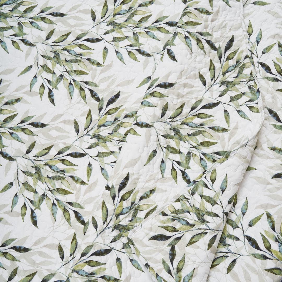 CUVERTURA MATLASATA 200X220 CM OLIVE — miniatură