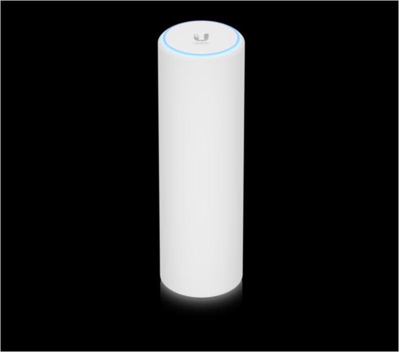 Ubiquiti Unifi U6-Mesh WIFI 6 access point, standard 802.11a/b/g WiFi 4/WiFi 5/WiFi 6 , interfata: 1x GbE RJ45, Bluetooth, protectie apa IPX5, alimentare: 802.3af PoE passive PoE, 48V, 0.32A adaptor PoE inclus, consum maxim: 11.4W, materiale: plastic/aluminiu, viteza transfer: 2.4 GHz 573.5 Mbps, 5