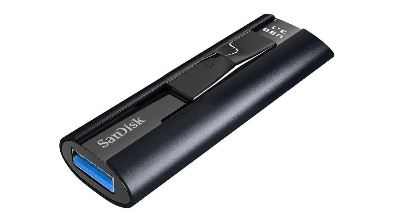 Memorie USB SanDisk Extreme Pro 256 GB, USB 3.1, Negru — miniatură
