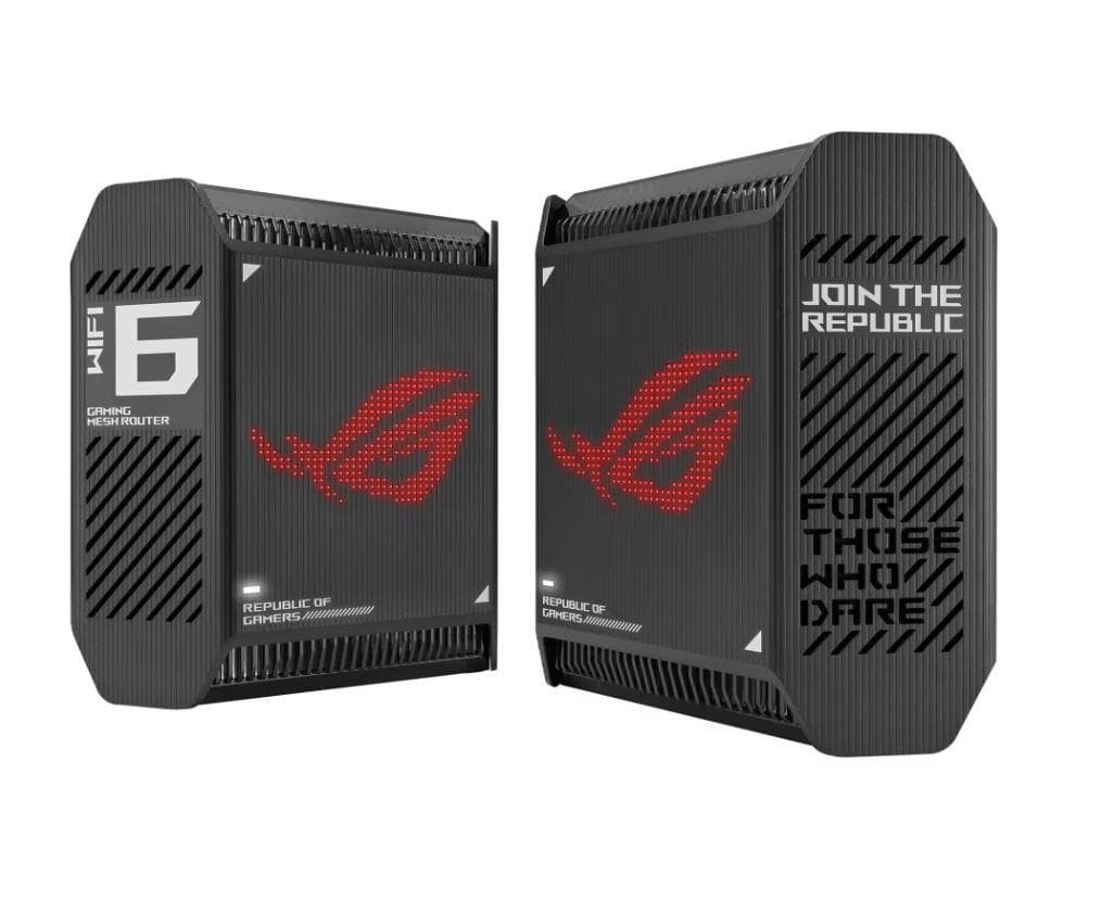 Router wireless ASUS ROG Rapture GT6 (B-2-PK), WIFI 6, Mesh, Tri-Band — miniatură