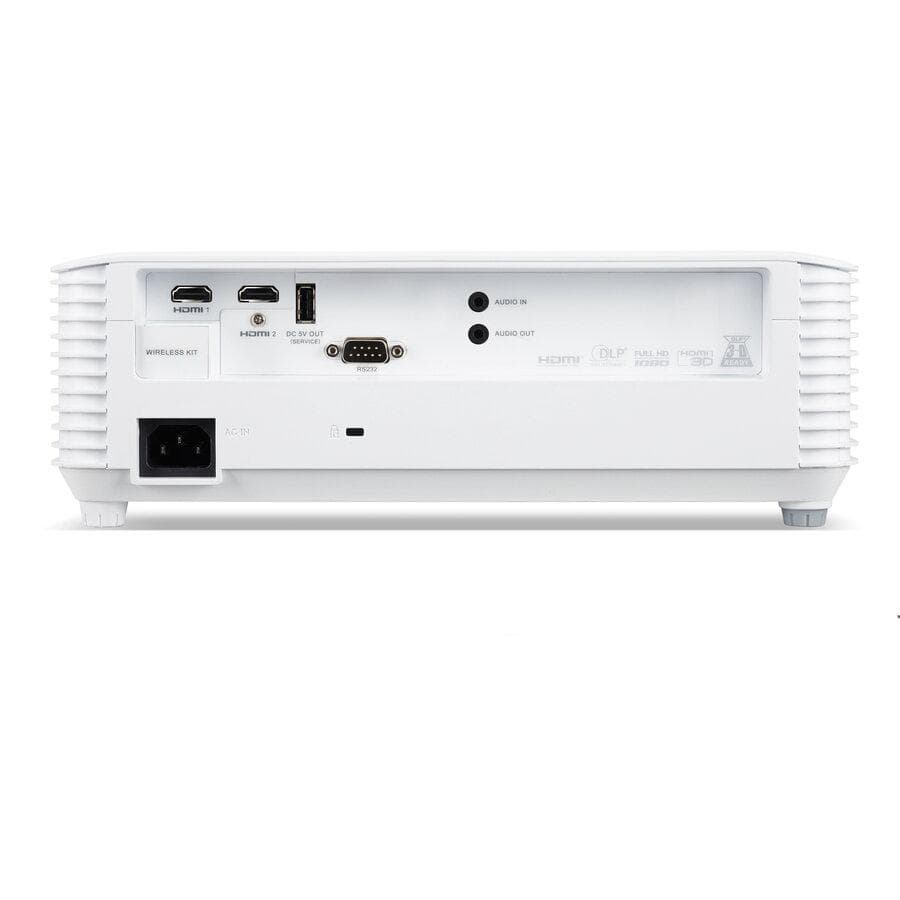 Proiector ACER X1528Ki, DLP, FHD 1920* 1080, up to WUXGA 1920* 1200, 5.200 lumeni, 16:9/ 4:3, 10.000:1, zoom 1.1x, dimensiune maxima imagine 305", distanta maxima de proiectie 10 m, boxa 3W, lampa 5.000 ore/ 12.000 ore extremeco, 27 dB, 2.95 kg, 2* HDMI, PC audio, USB (Wireless dongle, Hidden Type — miniatură