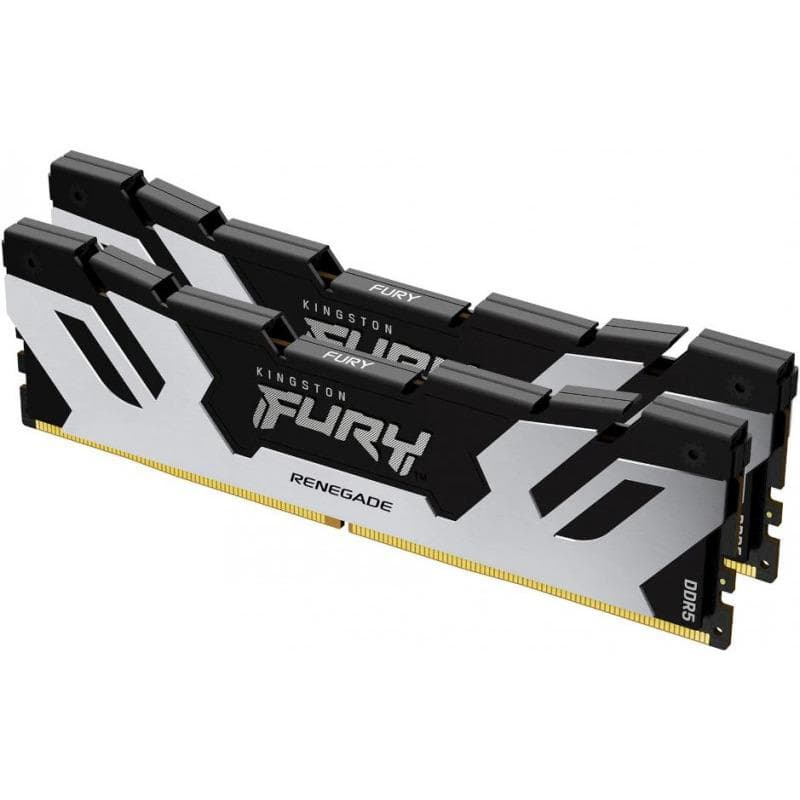 Memorie RAM Kingston FURY Renegade Silver, 32GB DDR5, 6000MHz, CL32