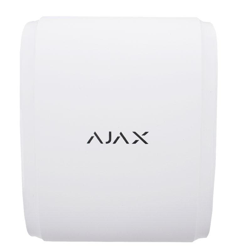 Detector miscare tip cortina DualCurtain Outdoor, wireless, alb - AJAX; Protectie eficienta la exterior prin doua sisteme optice independente cu cate doi PIR fiecare, analiza digitala, antimasking; Detectie miscare: 4 ÷ 15 m fiecare sistem optic, Sensibilitate: ajustabila 3 nivele; Unghi detectie
