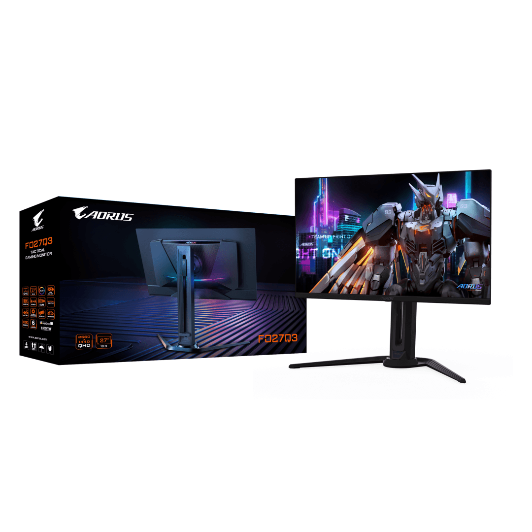 Monitor Gaming GIGABYTE FO27Q3, 27", 2560 x 1440 pixeli, Black