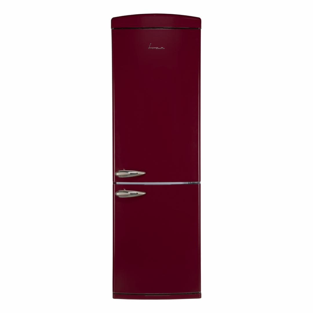 Combina frigorifica FRAM FC-VRR340BDF+, 340 l, Clasa F, Burgundy