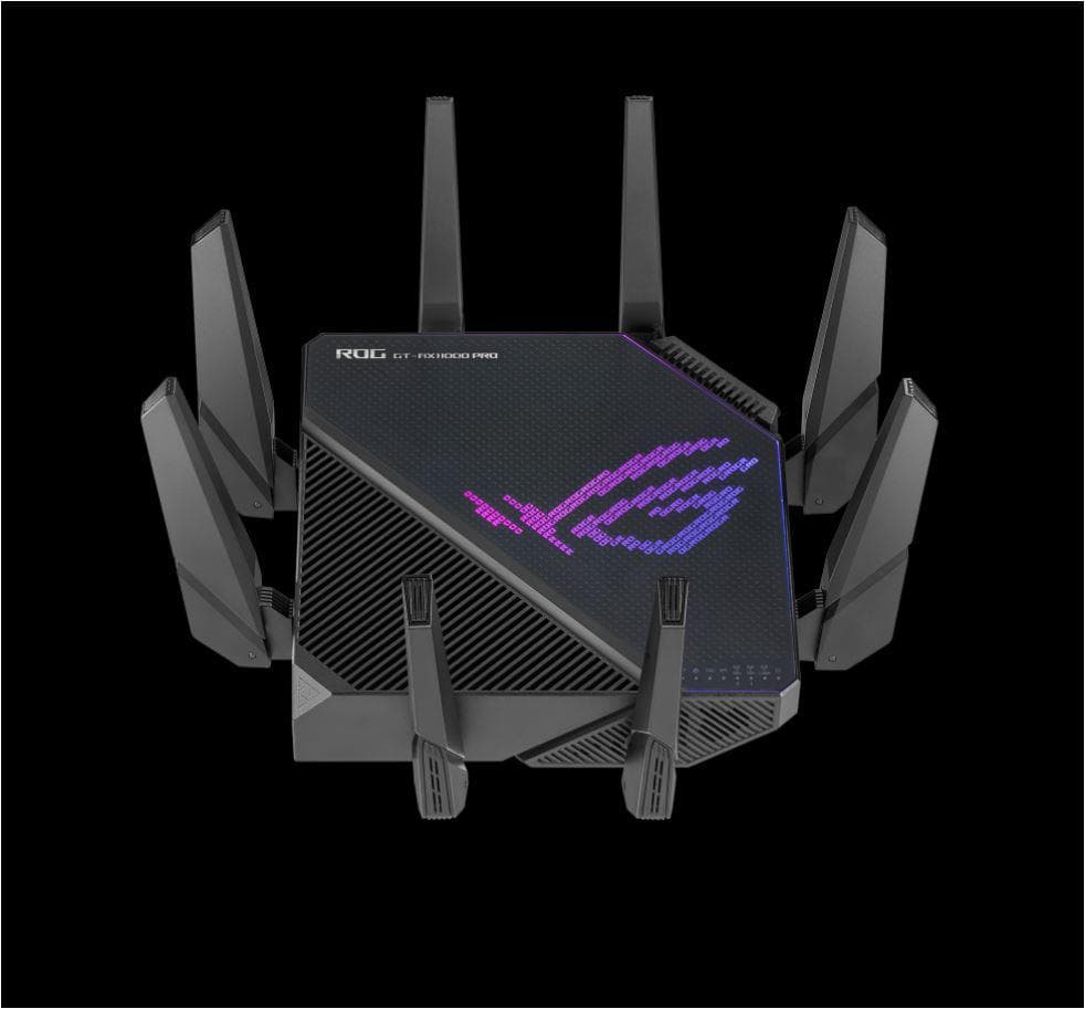 Router wireless ASUS ROG Rapture GT-AX11000 Pro, WIFI 6, Mesh, Tri-Band — miniatură