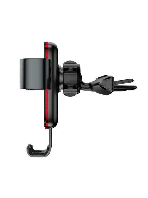 SUPORT AUTO Baseus Metal Age Gravity pt. SmartPhone, fixare in suport CD/DVD player auto, negru — miniatură