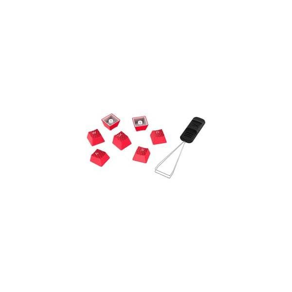 HP Gaming Keycaps Full set, HyperX Pudding, US Layout, RED — miniatură