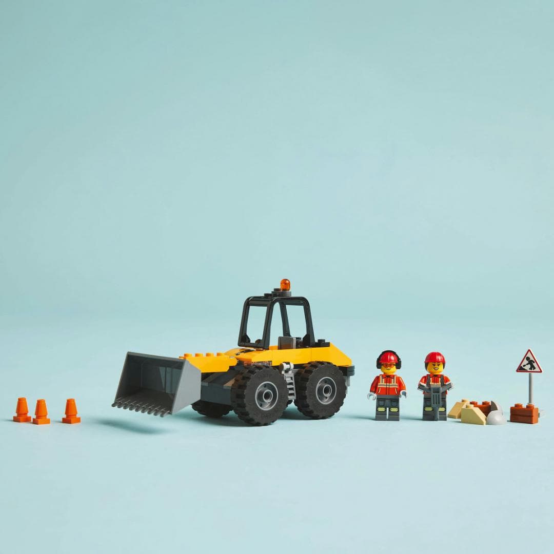 INCARCATOR PE ROTI GALBEN PENTRU CONSTRUCTII, LEGO 60450 — miniatură
