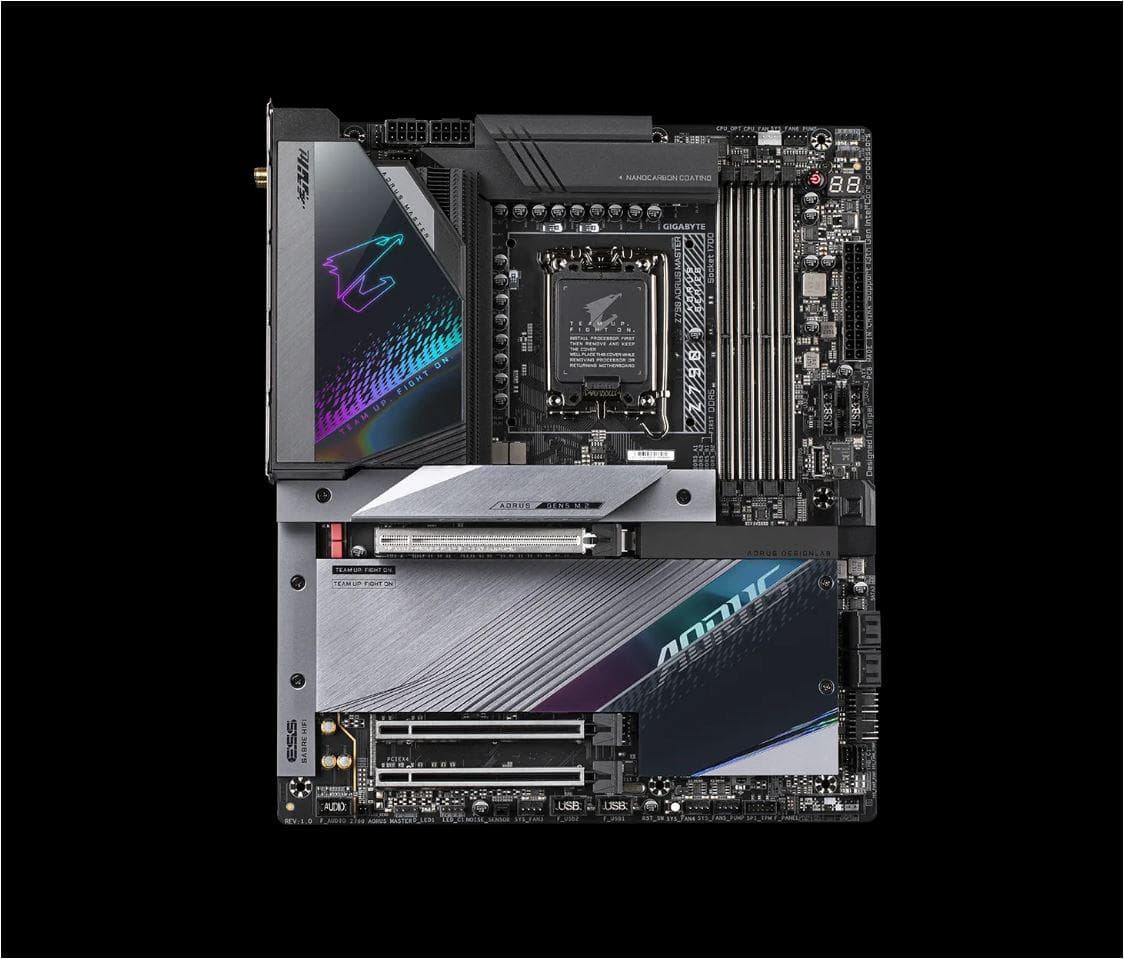 Placa de baza Gigabyte Z790 AORUS MASTER, Socket 1700, DDR5, E-ATX — miniatură