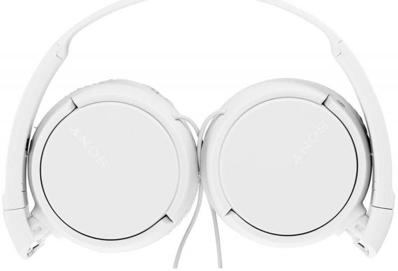 Casti Head-band Sony MDR-ZX110AP, Wired, Alb — miniatură