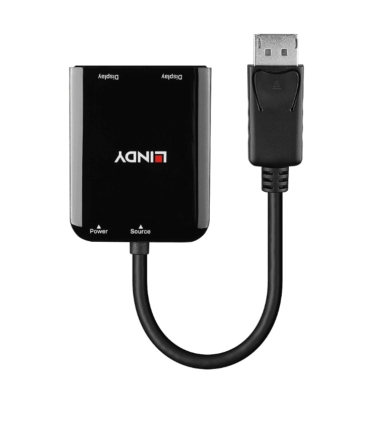 Adaptor Lindy DisplayPort la 2x HDMI — miniatură