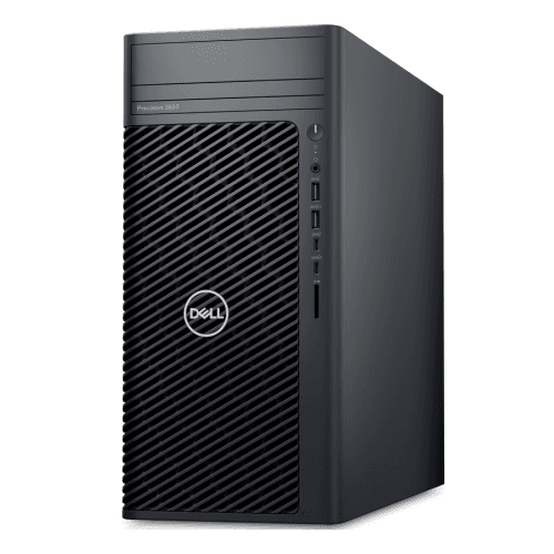 Desktop Workstation DELL Precision 3680 cu procesor Intel Core i7 14700 pana la 5.4 GHz, 16 GB DDR5, 512GB SSD, T1000, Windows 11 Pro, Black — miniatură