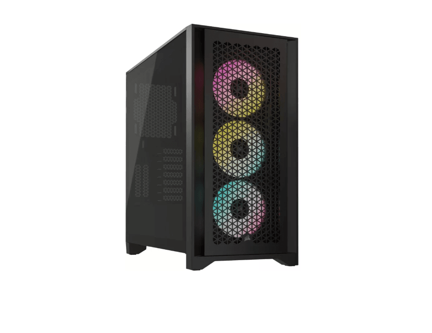 Carcasa Corsair iCUE 4000D RGB, RGB, Mid Tower, Black