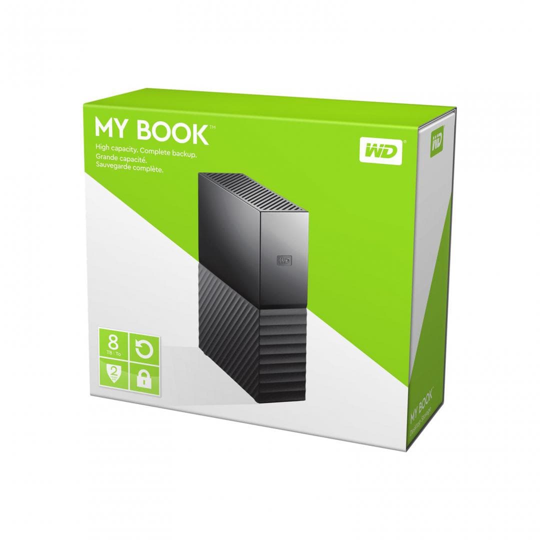 HDD Extern WD My Book, 8TB, negru, USB 3.0 — miniatură