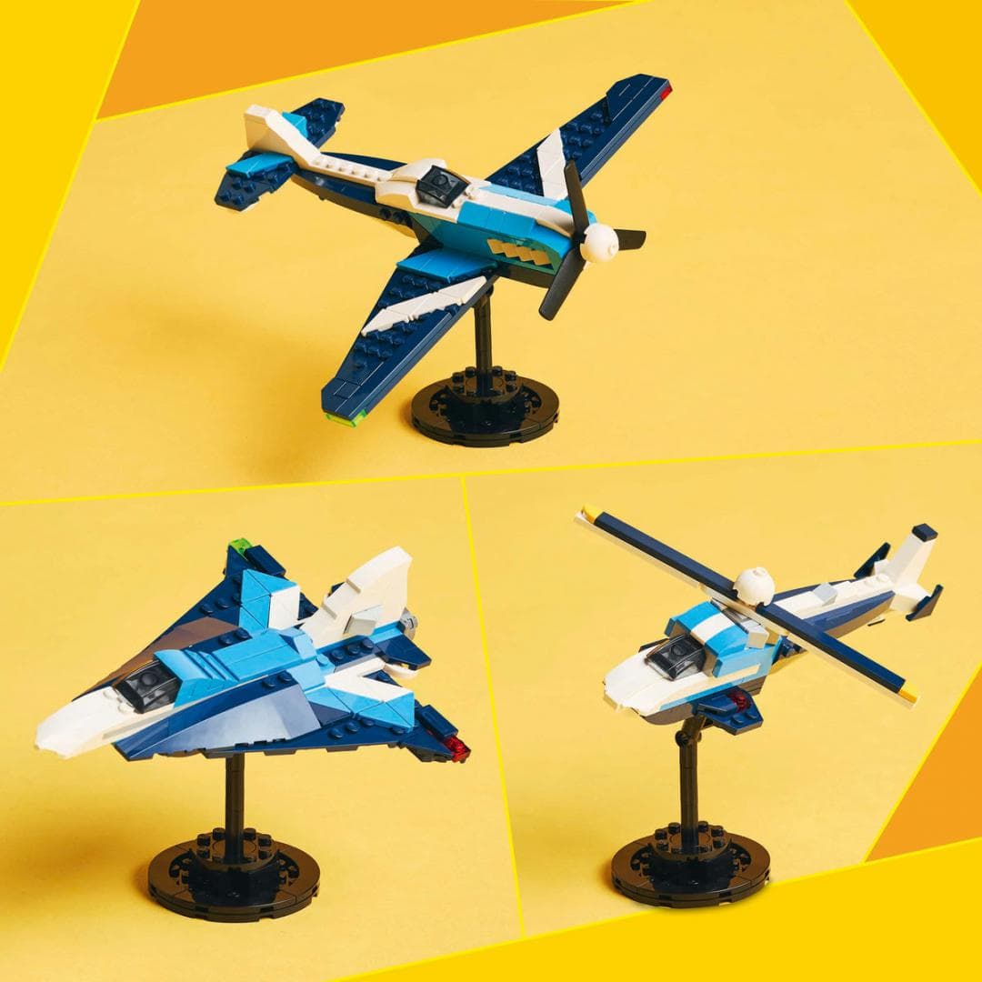 AVION DE CURSE 3IN1, LEGO 31160 — miniatură