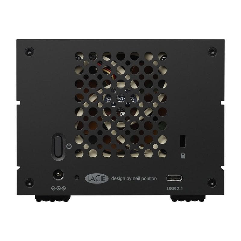 NAS Lacie, 16TB, 2big RAID, USB 3.1, USB 3.0, Transfer speed: up to 440 MB/s, 5 ani serviciul de Rescue Recovery, Negru — miniatură