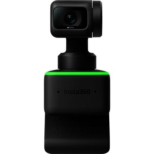 Camera web Insta 360 Link, conectivitate USB-C 2.0 rezolutie video 4K@24/25/30fps, 720p@24/25/30/50/60fps, 1080p@24/25/30/50/60fps, senzor 1/2"-Type CMOS, zoom 4x, negru — miniatură