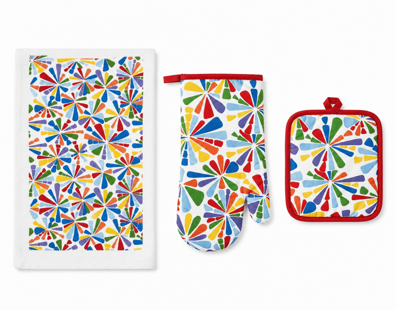 Set 3 piese:manusa, prosop, suport vase