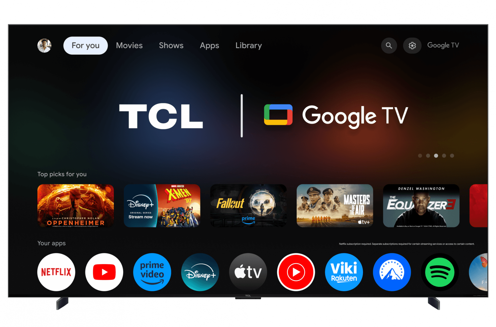 Televizor TCL QD-MiniLED 98Q7C, 248 cm, Smart Google TV, 4K Ultra HD, 144Hz, Bang & Olufsen — miniatură