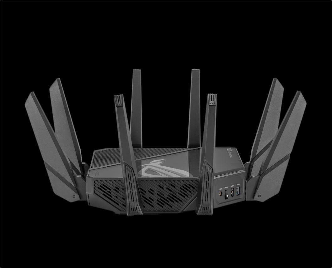 Router wireless ASUS ROG Rapture GT-AXE16000, WIFI 6E, Mesh, Quad-Band — miniatură