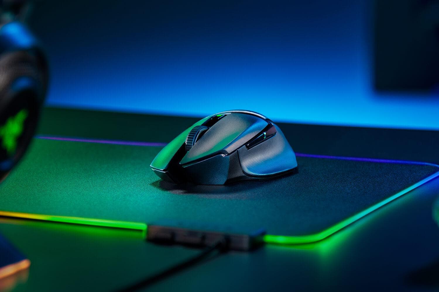 Mouse Gaming Wireless Razer Basilisk X HyperSpeed, 16000 dpi, negru — miniatură