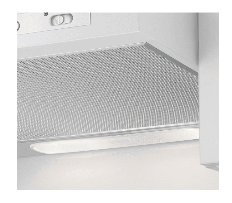 HOTA TRADITIONALA ELECTROLUX EFU216W, Eficienta energetica: D, putere maxima de absorbtie: 272 m3/h, nivel zgomot putere maxima: 71db, Trepte viteza: 3, Culoare: alb — miniatură