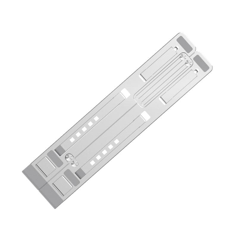 Suport laptop Serioux, SRXNCPU6, material aluminiu, dimensiune deschisă: 197x255x4mm,dimensiune pliată: 60 x 250 x 4mm, grosime: 4mm, greutate: 182g, dimensiune compatibilă: până la 15.6 ", culoare argintiu, 5 unghiuri ajustabile — miniatură