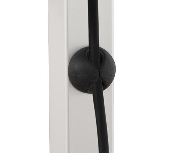 Stand birou B-Tech, pentru display-uri cu diagonala pana la 32", suporta pana la 10kg, cu inclinatie +17°/-10°, VESA min. 75x75, VESA max. 100x100, cable management integrat, negru/argintiu — miniatură