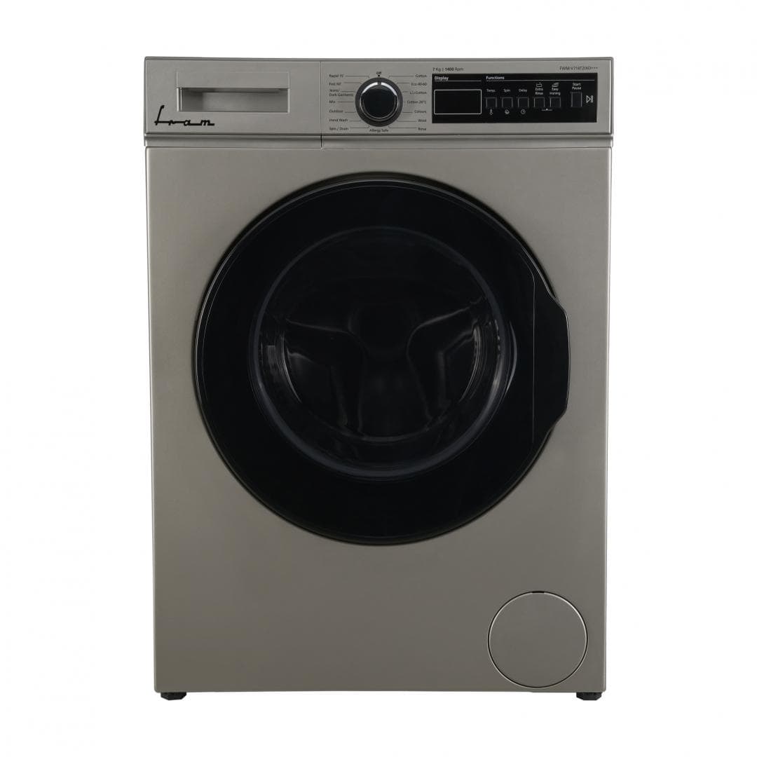 Masina de spalat rufe FRAM FWM-V714T2IXD+++, 7 kg, 1400 rpm, Clasa: D, Inox Crom