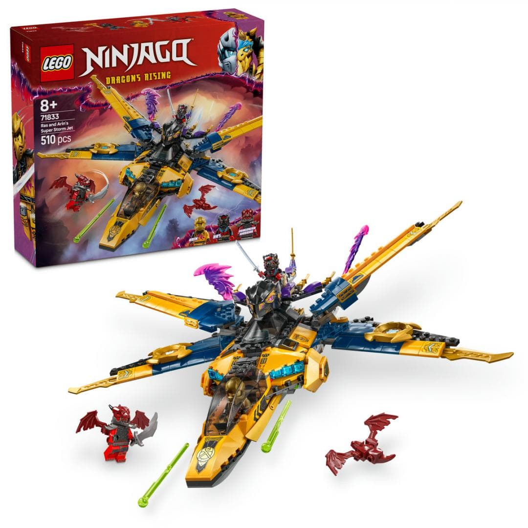 SUPERAVIONUL CU REACTIE AL LUI RAS SI ARIN, LEGO 71833